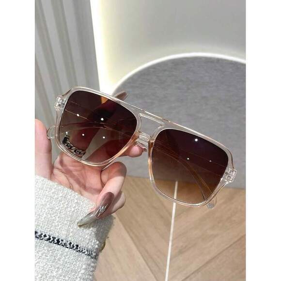 /2-3 Pairs Korean Style Leopard Print Aviator Glasses- Suitable Fo